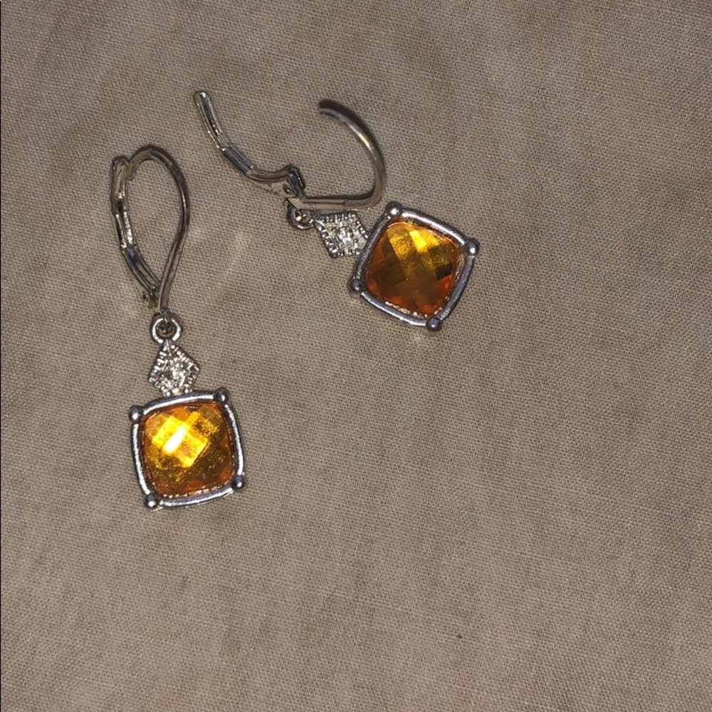 Citrine earrings